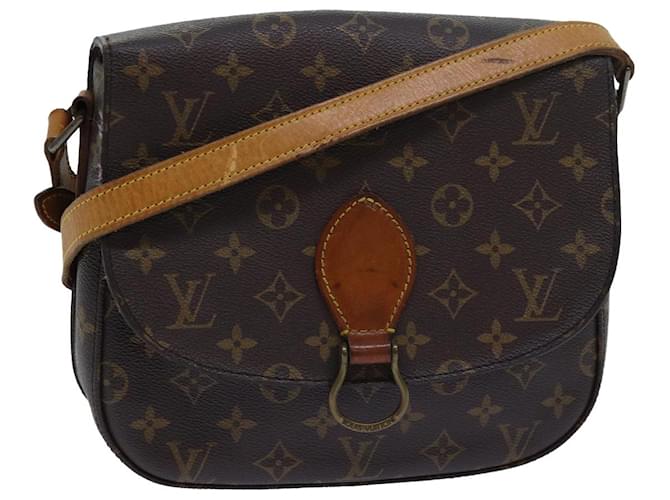 LOUIS VUITTON Monogram Saint Cloud GM Shoulder Bag M51242 LV Auth 