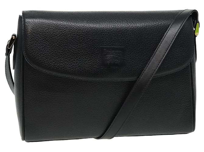 Autre Marque Burberrys Shoulder Bag Leather Black Auth ep4638  ref.1482895