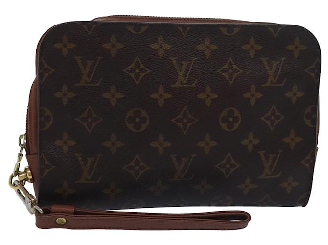 LOUIS VUITTON Monogram Orsay Clutch Bag M51790 LV Auth 80301  