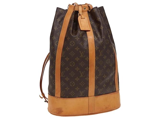 LOUIS VUITTON Monogram Randonnee GM Schultertasche M42244 LV Auth  