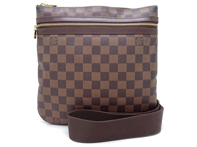 Louis Vuitton Damier Pochette Bosphore Schultertasche Damier ebene Leinwand  ref.1483035