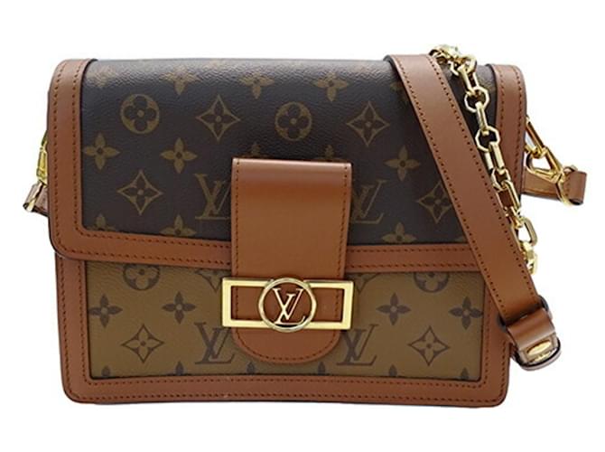 Bolsa de Ombro Monogram Reverse Louis Vuitton Monograma Couro envernizado Lona  ref.1483057