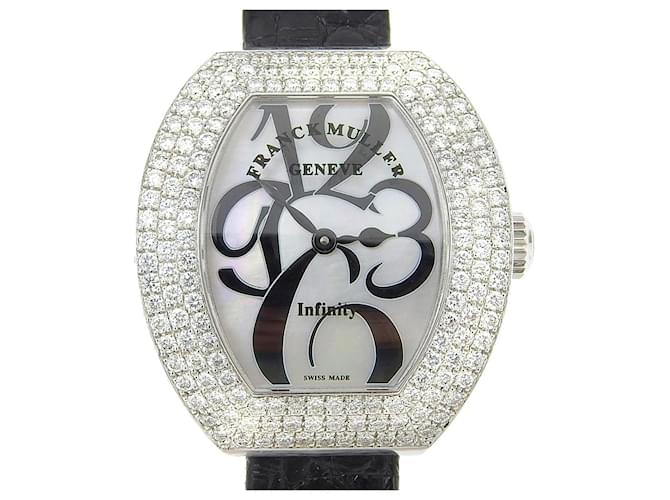 Franck Muller Infinity Curvex 3530QZAD3 Quarz Uhr mit Diamantlunette