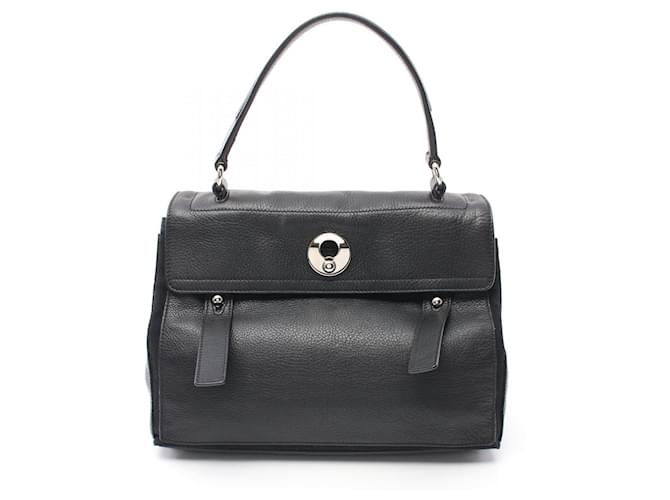 Yves Saint Laurent Muse 2 Schultertasche aus Leder 229680 in sehr gutem Zustand Schwarz  ref.1484348