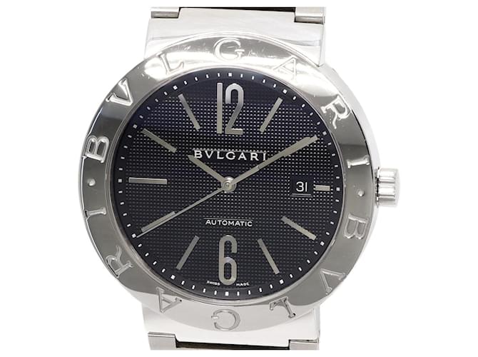 Autre Marque Bvlgari BB42SSAUTO Stainless Steel Automatic Watch Black Metal  ref.1484431