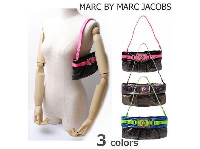 Marc Jacobs Clutch Bag/Accessory Pouch Neon Color Logo