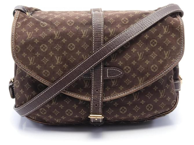 Borsa a spalla Louis Vuitton Saumur 30 in tela M95227 in buone condizioni Marrone  ref.1484748