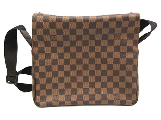 Sac à bandoulière pour homme Louis Vuitton Damier Naviglio N45255 Toile Damier ebène  ref.1485127