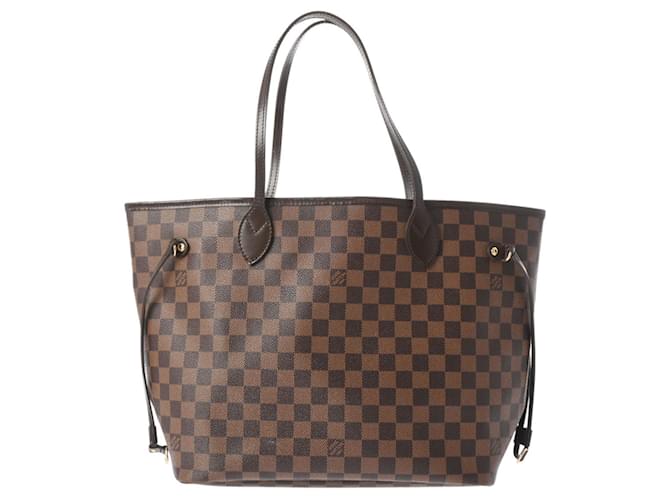 Louis Vuitton Damier Neverfull MM Tote Bag Fuschia Damier ebene Cloth  ref.1485351