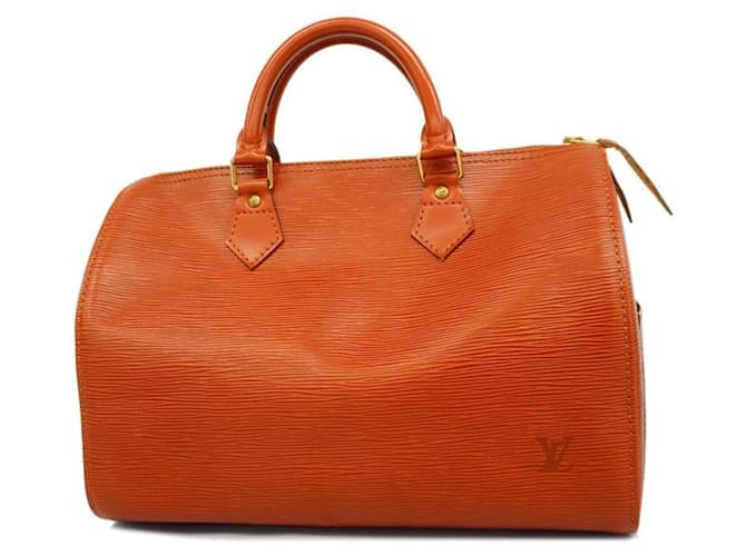 Louis Vuitton Epi Speedy 30 Handbag Brown  ref.1485460