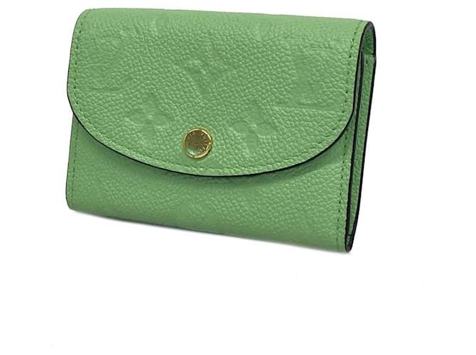 Portefeuille Monogram Empreinte Louis Vuitton Vert clair  ref.1485647