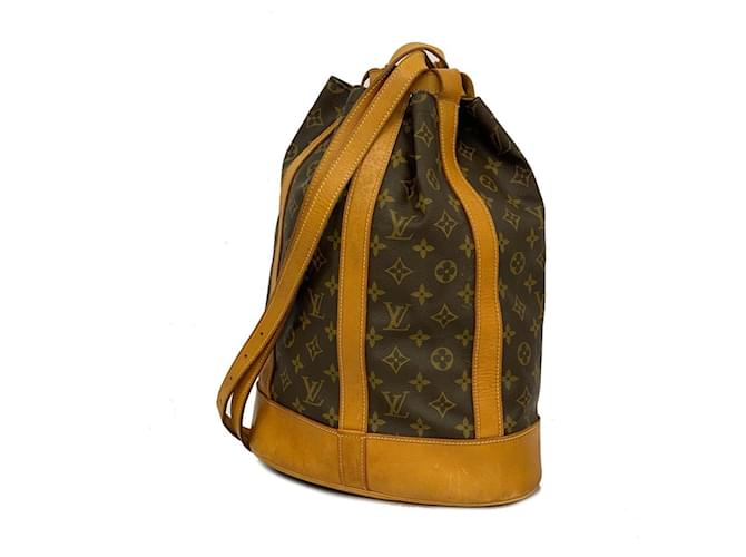 Louis Vuitton Monogram Randonne PM Shoulder Bag Brown  ref.1485650