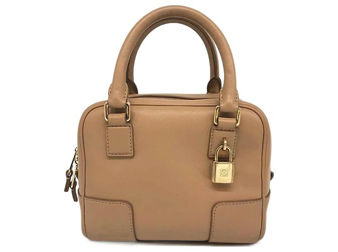 Bolsa quadrada Amazona 16 da Loewe Bege