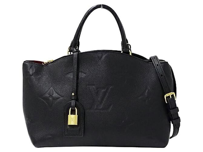 Bolsa Petit Palais PM em Monogram Empreinte Louis Vuitton Preto Lona  ref.1485892