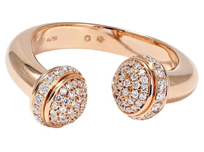 Bague en or rose K18PG exclusive de la boutique Piaget Doré  ref.1485942