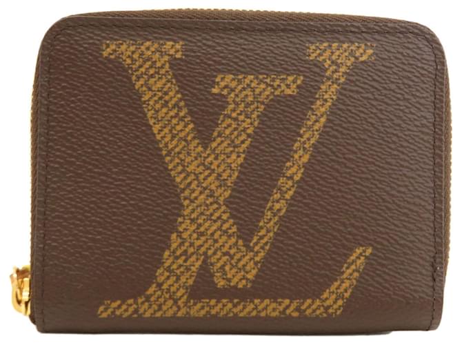 Porte-monnaie Zippy M67690 de Louis Vuitton Toile Marron  ref.1486100