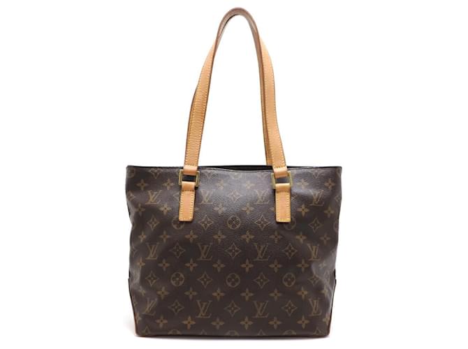 Louis Vuitton Cabas Piano Women's Tote Bag Brown Damier ebene Monogram Patent leather  ref.1486107