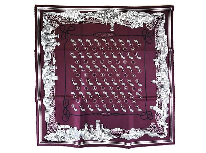 Bufanda Hermès Carré 55 en Burdeos
