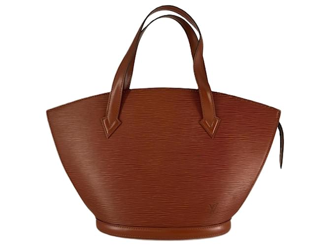 Bolso de mano Saint Jacques Louis Vuitton Castaño Cuero  ref.1486269