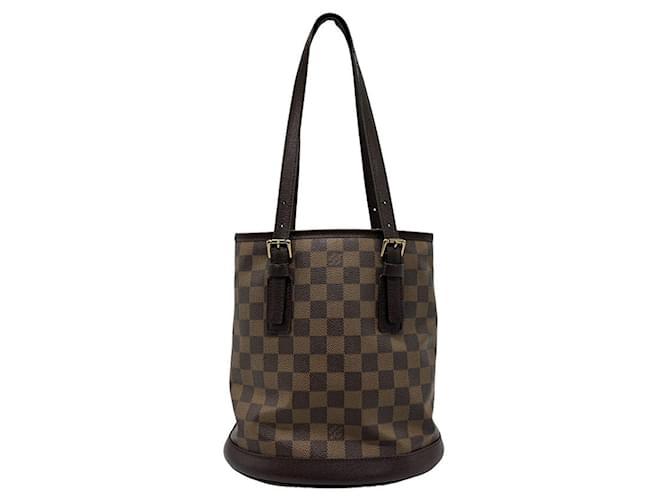 Sac à main Damier Marais Louis Vuitton Toile Damier ebène  ref.1486301