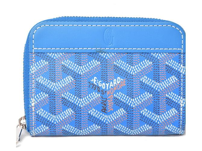 Porta-moedas azul Goyard  ref.1486622