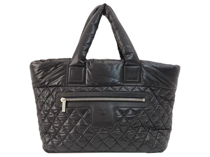 Sac à main Chanel Coco Cocoon Nylon Noir  ref.1486757