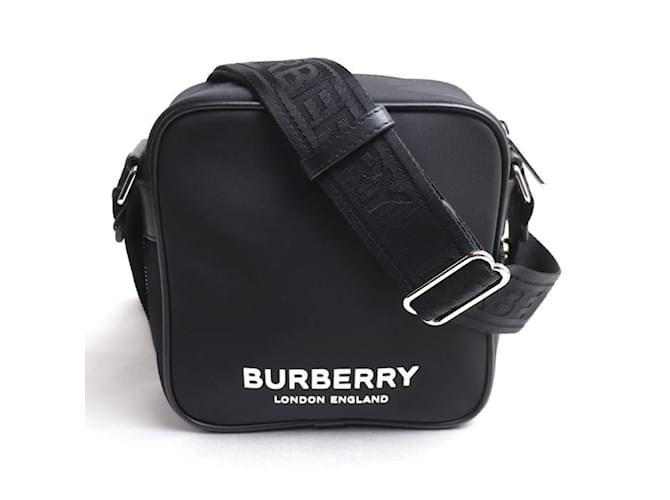 Burberry Square Paddy Umhängetasche Schwarz Nylon  ref.1486897