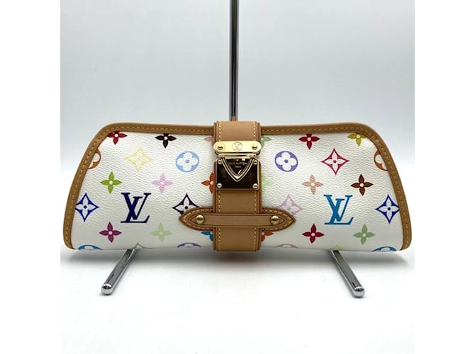 Bolso Clutch Shirley M40049 de Louis Vuitton Blanco Lienzo  ref.1486930