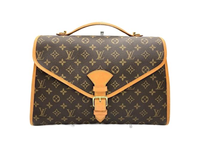 Louis Vuitton Beverly Handtasche M51121 Braun Lackleder  ref.1486968