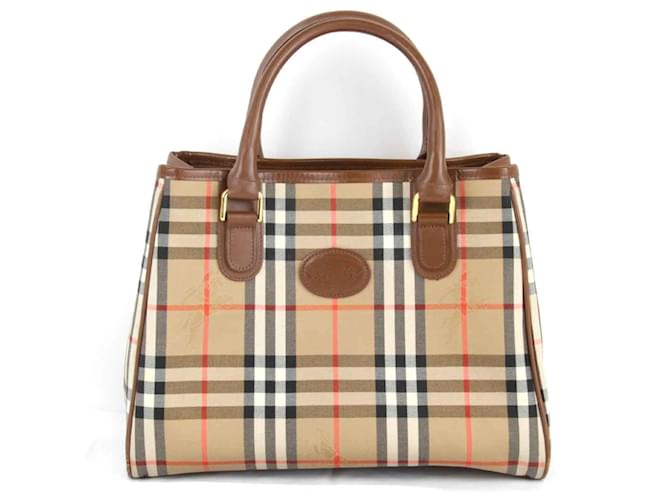 Bolso marrón Burberry Castaño  ref.1486989