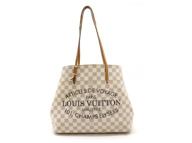 Louis Vuitton Damier Azur Cabas MM Tasche Kunststoff  ref.1487037