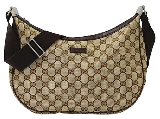 Gucci Women's Shoulder Bag in GG Canvas Brown Beige Cloth  ref.1487084