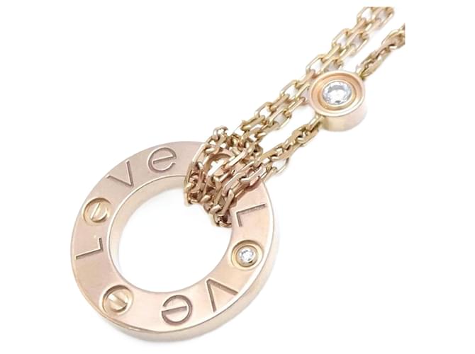 Collier Love Circle Cartier en or rose 18K  ref.1487114