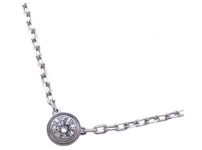 Collier pour femmes Cartier en diamant Amour de 0,09 ct Or blanc Blanc  ref.1487163