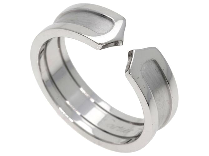 Cartier C2 Band Ring in 18K White Gold  ref.1487385