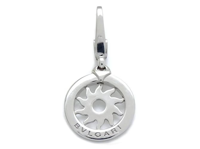 Bulgari Pendentif Bvlgari Tondo Sun Charm en or blanc 18K  ref.1487484