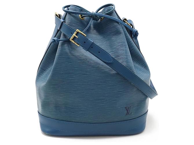 Noe Bolso de Hombro Noé Epi Louis Vuitton Azul Cuero  ref.1487594