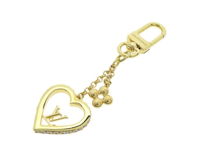 Louis Vuitton M01703 My LV Love Keychain Golden  ref.1487770