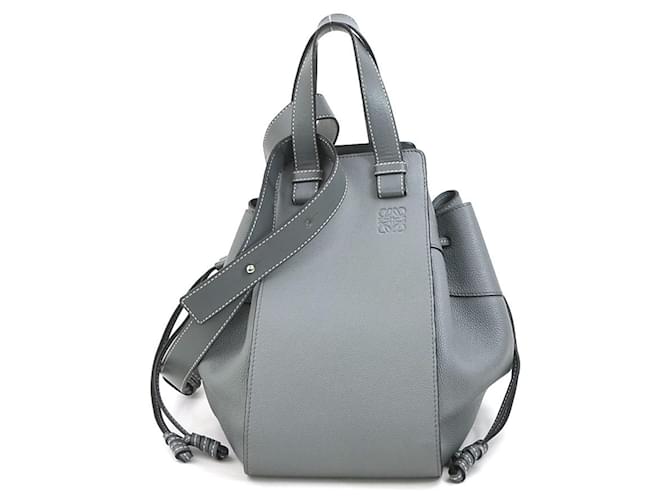 Loewe Hammock Small Leder Schultertasche Braun  ref.1487878