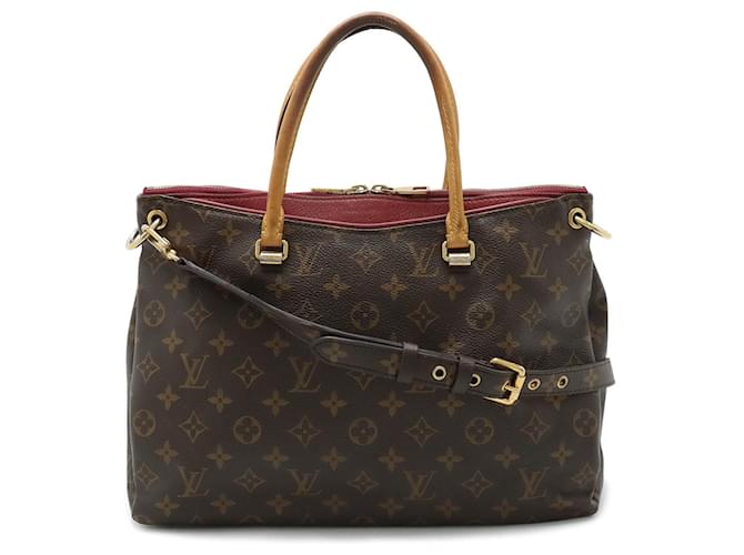 Sac à main tote Louis Vuitton Monogram Pallas Cuir vernis  ref.1488057