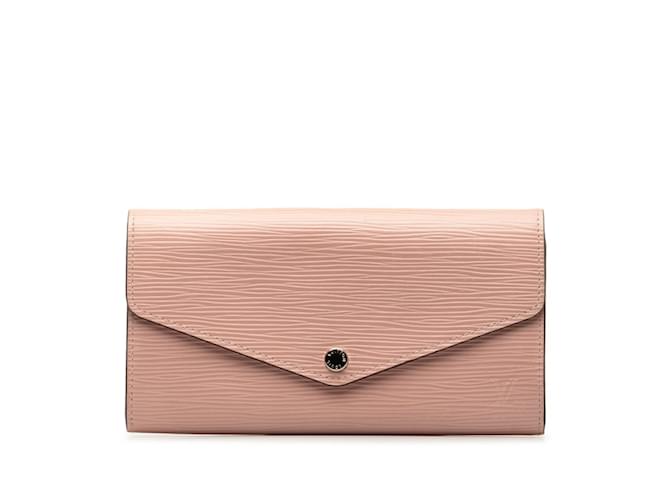 Louis Vuitton Epi Portefeuille Sarah Long Wallet Pink Leather  ref.1488236