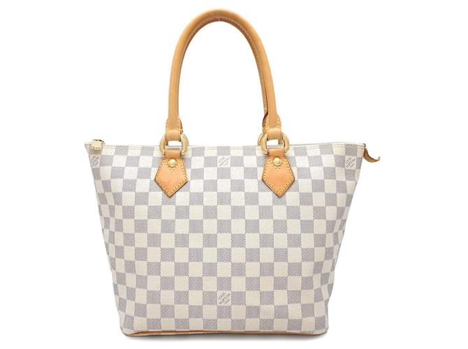 Sac à main Louis Vuitton Damier Azur Saleya PM Toile Bleu  ref.1488355