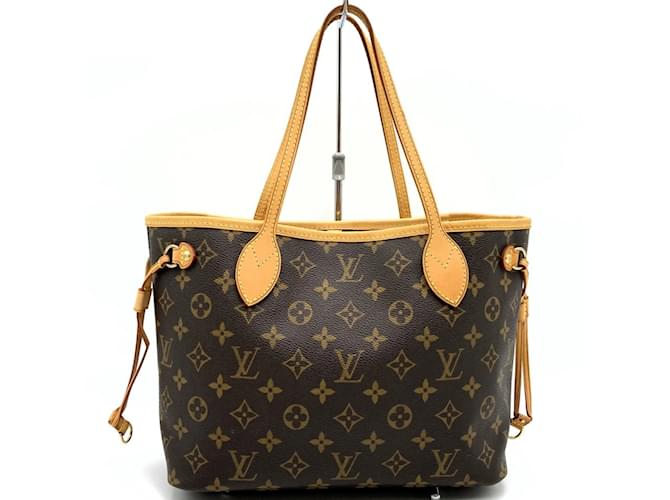 Bolso tote Louis Vuitton Neverfull PM Castaño Charol  ref.1488669