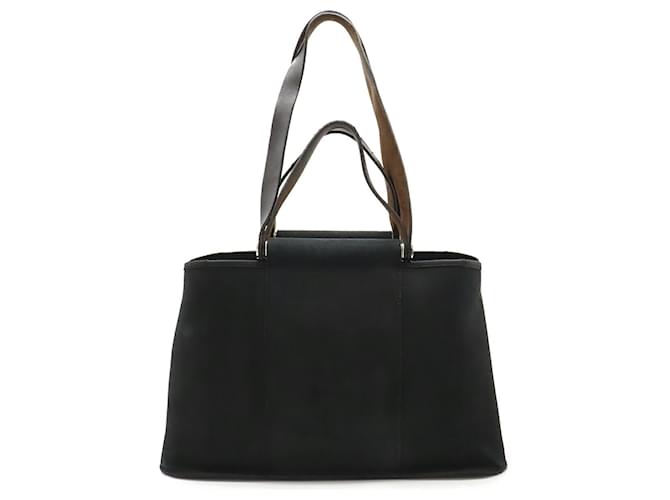 Hermès Hermes Cabag Elan PM Tote Bag Black Leather Cloth  ref.1488936