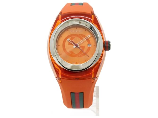 Orange gucci watch hotsell