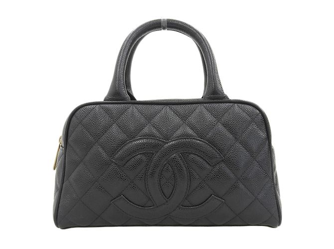 Borsa Boston Chanel Coco Mark Nero