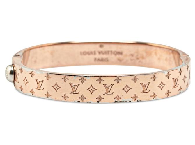 Bracelet Bangle Nanogram Cuff Louis Vuitton Doré  ref.1489114