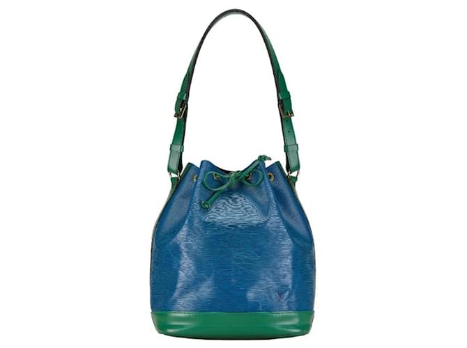 Noe Bolso de Hombro Noé Epi Louis Vuitton Azul Cuero  ref.1489156