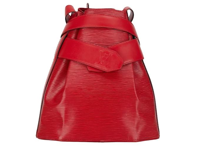 Louis Vuitton Epi Zack De Paul PM Shoulder Bag Red Leather  ref.1489197