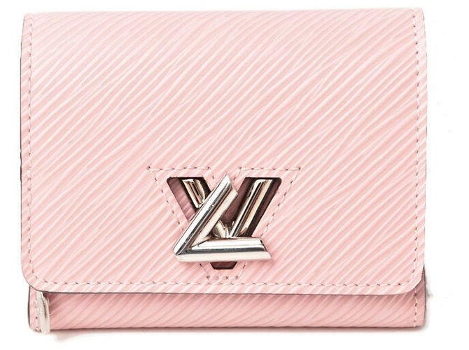 Twist Louis Vuitton Epi Leather Tri-fold Wallet Pink